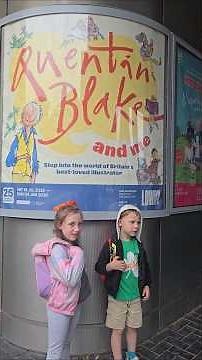 Come With Us To The Quentin Blake Exhibition At The Lowry #familydayout #exhibition