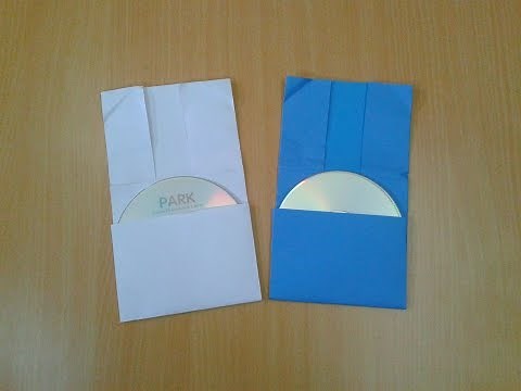 How to Make Instant CD & DVD Case/Cover out of Paper