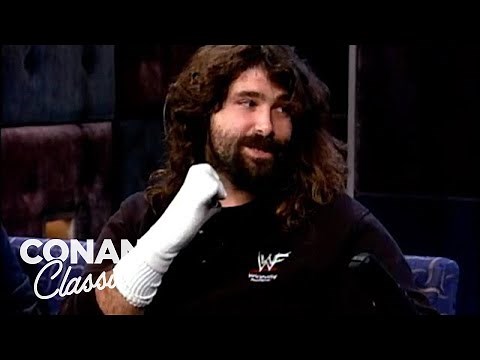 Mick Foley Explains How He Lost Part Of His Ear | Late Night with Conan O’Brien