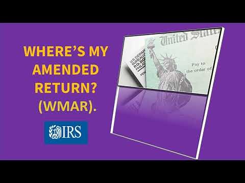 Where's My Refund for Amended Tax Returns
