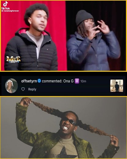 ATL RAPPER offsetyrn CO-SIGNS MKE RAPPER @fearhou & @runalongforever ON THE NEW FIRE 🔥SONG “ONNA G”