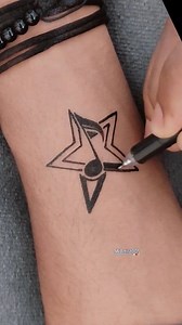1.2M views · 407 reactions | Star n_Music Combine tattoo #tattoo #reels #viral #trendingpost #viralvideo #tattooideas | Mr Artist | Facebook