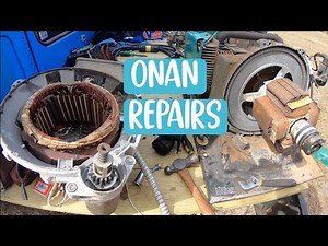 Onan end bearing replacement | HOW TO: repair your Onan 4000 generator