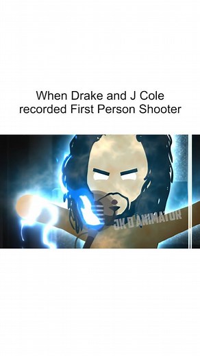 Jk D Animator on Instagram: "Follow for more comedy ✌🏾 #jcole #drake #firstpersonshooter"