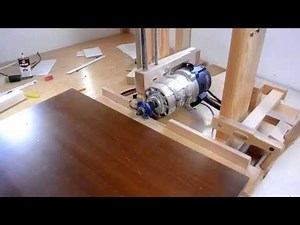 Horizontal router table for the slot mortiser