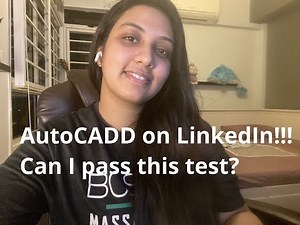 LinkedIn's AutoCAD Skill Assessment Test (Complete Test Video)