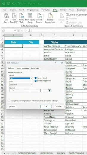 Smart Excel Dropdown That Changes Automatically