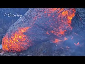 Pahoehoe Lava 🌋 Iceland