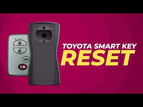 Toyota Smart Key Reset