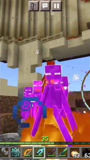 Mutant Enderman vs Me 😱 | Minecraft