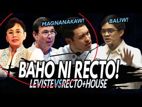 Korapsyon ni Ralph Recto, Vilma Santos binulgar ni Leviste, pinabubura ng mga kongresista! (FULL)