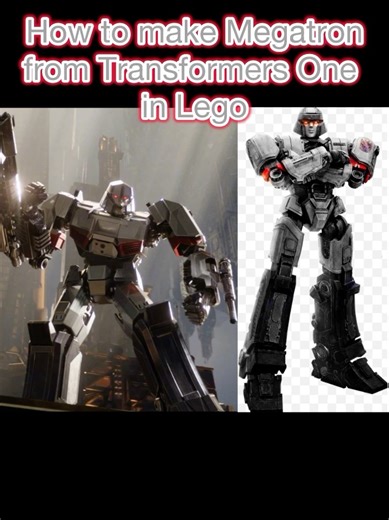 How to make Megatron from Transformers One in Lego