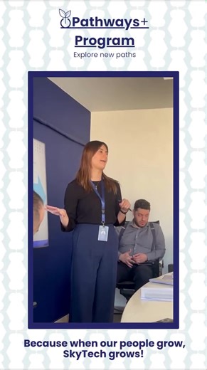 Empowering our team through the Pathways program! At SkyTech, our HR representative, Jude Khreisat, led a Pathways program session to help employees enhance their skills, set ambitious career goals, and unlock new growth opportunities within the company. The session highlighted continuous learning, professional development, and preparing our team to meet future challenges with confidence. We truly believe that when our talents grow, SkyTech grows with them. 🌟 تمكين فريقنا من خلال برنامج Pathway