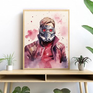 Posters Decor Star-lord Digital Superhero - Etsy UK