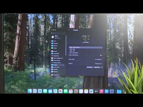 How to change the display resolution on an Apple Mac mini M4