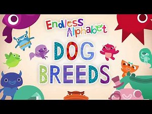 Endless Alphabet #21 - Learn to spell Dog Breed Names with Talking Letters | Originator Games