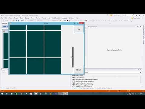 C# - Scrolling a Flow layout Panel using Buttons in WinForm App