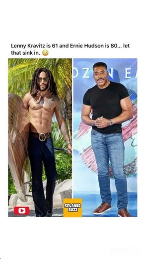 Lenny Kravitz at 61 and Ernie Hudson at 80 — Let That Sink In 😂 #shorts #news #lennykravitz #oc