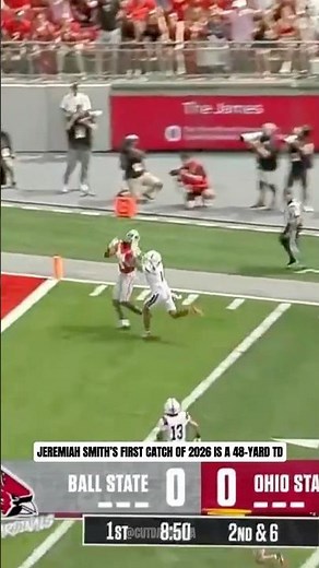 Jeremiah Smith’s First Catch of 2026 Is a 48-Yard TD 🔥