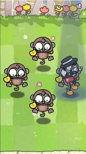 Dancing Monkey Zombies - Plants vs Zombies Kindergarten #shorts #pvz #pvzhacks