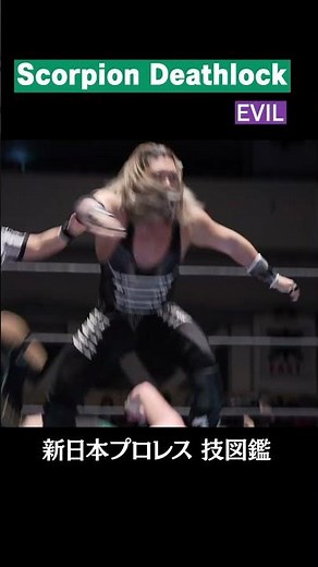 【新日本プロレス 技図鑑】Scorpion Deathlock / EVIL #shorts
