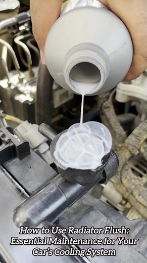 How to Use Radiator Flush: Essential Maintenance for Your Car’s Cooling System #shorts #mechanic