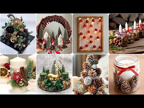 🕯️ Elegant Pinecone & Tree Décor Ideas | Handmade Table Decorations for Every Season 2026
