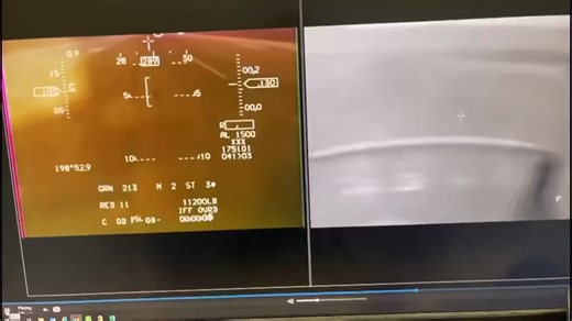 【HMCS HUD录像】以色列F16险与降落战机迎面相撞