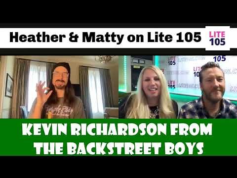 Kevin Richardson of Backstreet Boys zoom interview with Lite105 (October 2022)