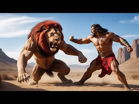Samson vs.The Lion: A Fierce Fight | Realistic Movie