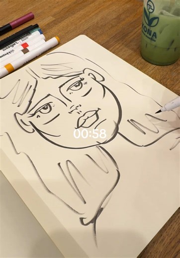 Quick Portrait Sketch in One Minute