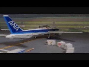 ペーパークラフトで作るお手軽空港ジオラマ [1] Airport diorama which can make easily by using papercraft