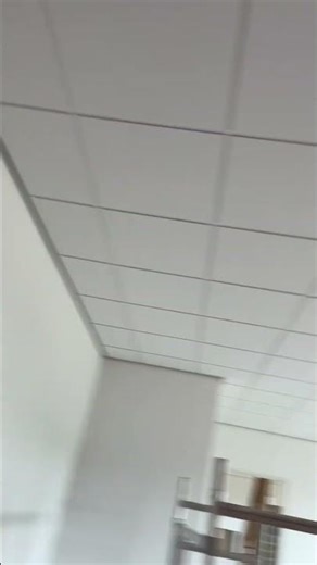Professional Grid Ceiling Work – Near Completion