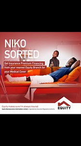 10K views · 2.5K reactions | Don’t let unexpected accidents derail your plans. With our Insurance Premium Financing option, you can renew your medical cover without the stress of upfront payments. Protect Now. Pay Later!​ Talk to us to learn more at your nearest Equity Branch. ​ ​Learn more: https://equitygroupholdings.com/ke/insure/​ #NikoSorted ​#ProtectNowPayLater​ #WhyInsurance | Equity Bank Kenya | Facebook