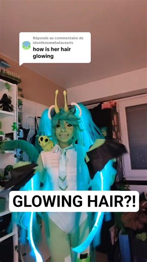 Alien glowing hair?!