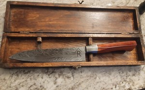 Hand Forged Damascus Custom Chef Knife - Etsy