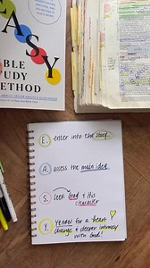 30K views · 159 reactions | Our brand-new book explains “The EASY Bible Study Method” — a simple, powerful way to study Scripture that helps you grow closer to God, stay consistent, and truly understand His Word. | Moody Publishers | Facebook
