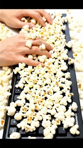 POV Your keyboard makes popcorn 😂🍿 #Shorts