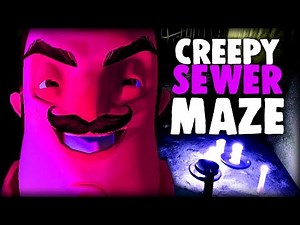 SEWER MAZE! | Hello Neighbor CUSTOM MAP | Lets Play/Gameplay ModKit Secrets!