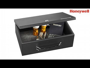 Honeywell 6104 Fire Resistant Steel Security Box With Key Lock (.18 Cu Ft.)