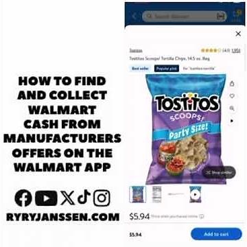 How to find and collect Walmart cash from manufacturers offers on the Walmart app