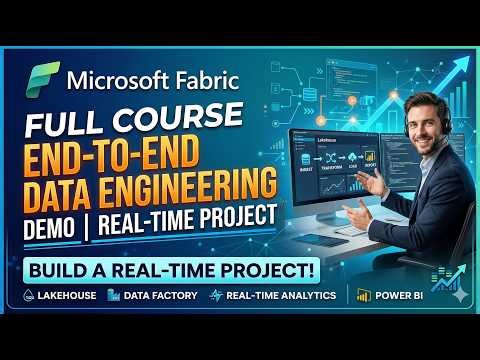 Microsoft fabric Full Course End-to-End Data Engineering Demo | Real-Time Project