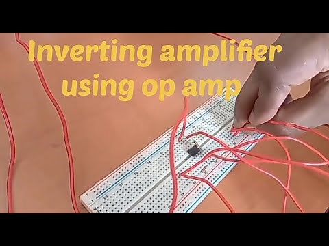 Inverting amplifier using Op Amp 741 IC #knowledgeandeducationbox
