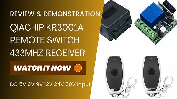 Watch Wireless Remote Switch Demonstration & Review on Amazon Live