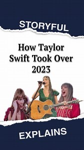 5.5K views · 53 reactions | Taylor Swift has undoubtedly had a remarkable 2023. From reaching billionaire status to making iconic viral moments. Here is how Taylor Swift took over 2023. | storyful | Facebook