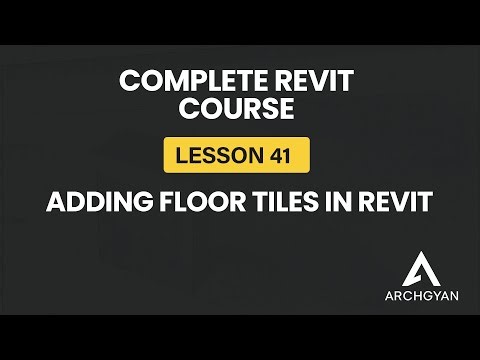 Adding Floor Tiles in Revit