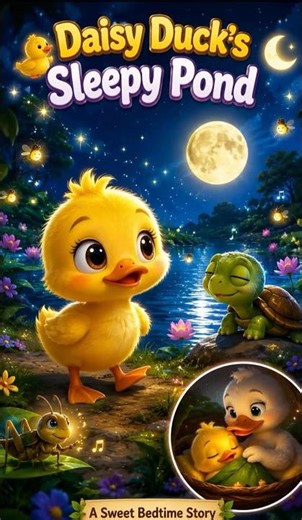 🦆 Daisy Duck’s Sleepy Pond 🌙 | Cute Bedtime Story for Kids