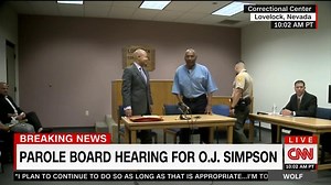 O.J. Simpson Enters the Court for His Parole Hearing