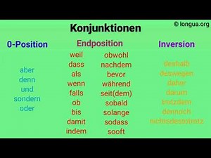 A1, A2, B1, B2, C1, Übungen, Konjunktionen, connector, Endposition, Inversion, weil, wenn, als, ob,