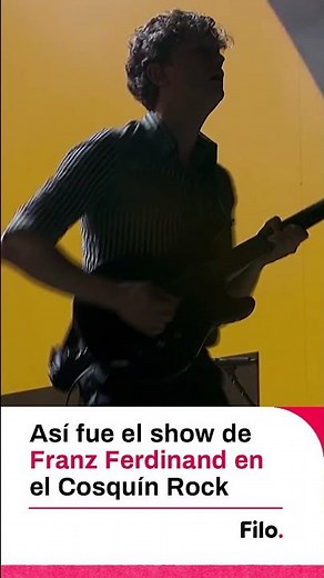 Franz Ferdinand cerró la primera noche del Cosquín Rock